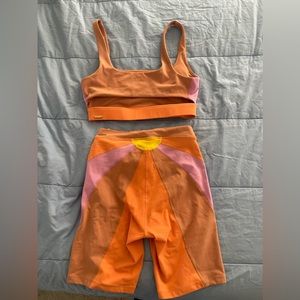 NWOT L*SPACE SUNSET WORKOUT SET